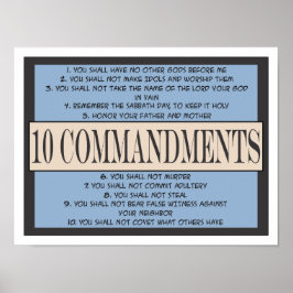 聖書の十戒 ポスター