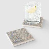 聖書の原稿芸術のコースター ストーンコースター (横)