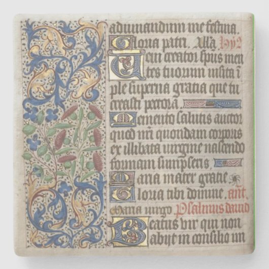 聖書の原稿芸術のコースター ストーンコースター (正面)