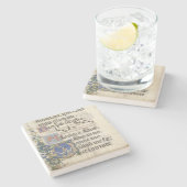 聖書の原稿芸術のコースター ストーンコースター (横)