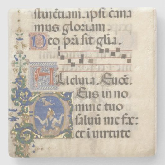 聖書の原稿芸術のコースター ストーンコースター (正面)