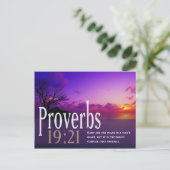 聖書の名言ポストカード ポストカード (スタンド正面)