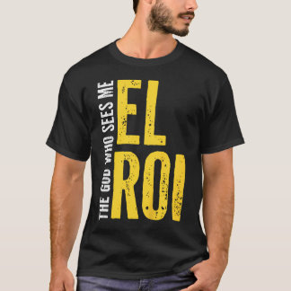 聖書の名言 エル・ロイ 私を見ておられる神 Tシャツ