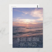 聖書の夕日を知っている ポストカード (正面/裏面)