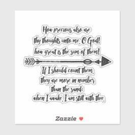 聖書の大切聖句 シール