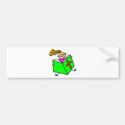 聖書の子供 バンパーステッカー (正面)