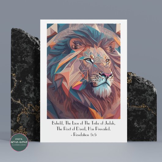 聖書の引用文のポスターユダの獅子が広まった ポスター