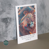 聖書の引用文のポスターユダの獅子が広まった ポスター