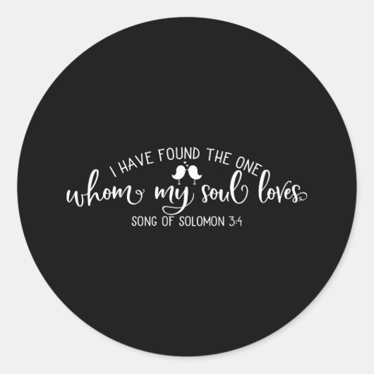 聖書の引用文を見つけたぞ ラウンドシール (正面)