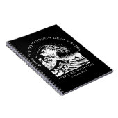 聖書の引用文水イザヤについて43:2 ノートブック (右側)