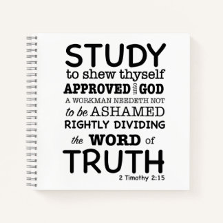 聖書の引用文2テモテ2:15ジャーナル ノートブック