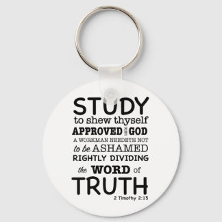 聖書の引用文2テモテ2:15 キーホルダー