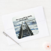 聖書の引用文 スクエアシール (封筒)