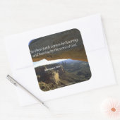 聖書の引用文 スクエアシール (封筒)