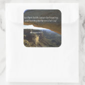 聖書の引用文 スクエアシール (バッグ)