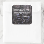 聖書の引用文 スクエアシール (バッグ)