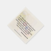 聖書の引用文 スタンダードカクテルナプキン (角)