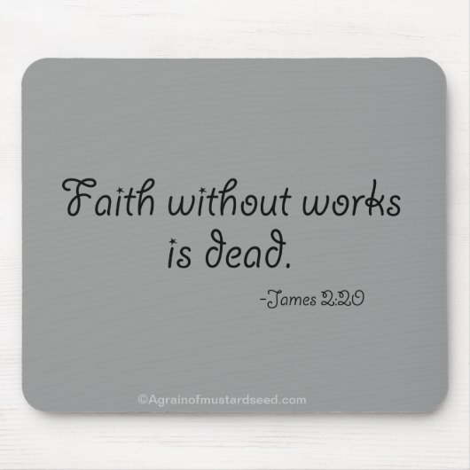 聖書の引用文 マウスパッド (正面)