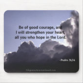 聖書の引用文 マウスパッド (正面)