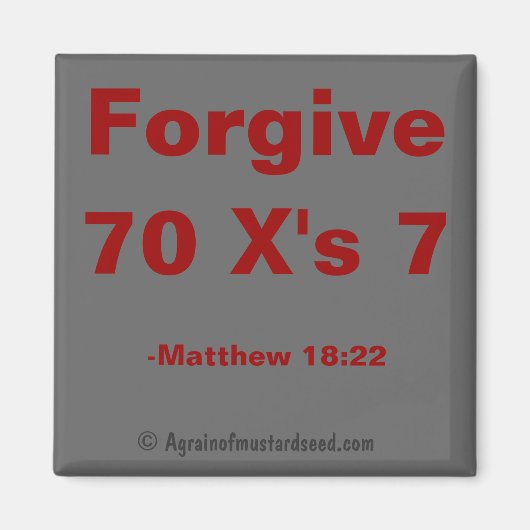 聖書の引用文 マグネット (正面)