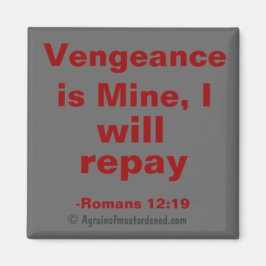 聖書の引用文 マグネット (正面)