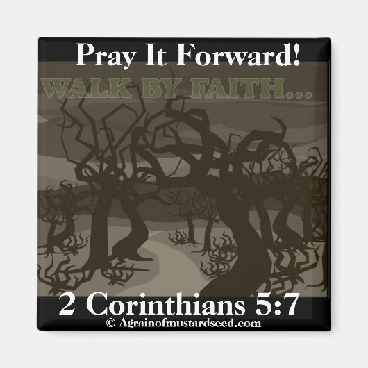 聖書の引用文 マグネット (正面)