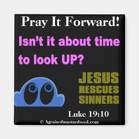 聖書の引用文 マグネット (正面)