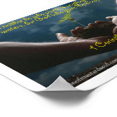 聖書の引用文 感動的 ポスター (角)