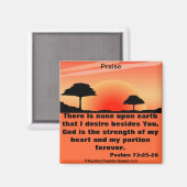 聖書の引用文 感動的 マグネット (正面/裏面)