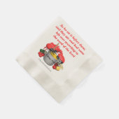 聖書の引用文 縁ありカクテルナプキン (角)