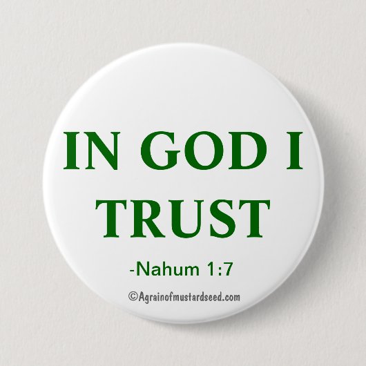 聖書の引用文 缶バッジ (正面)