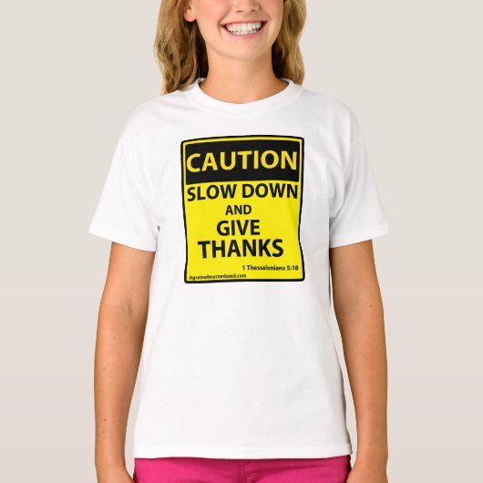 聖書の引用文 Tシャツ (正面)