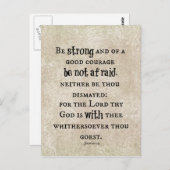 聖書の強い聖句である ポストカード (正面/裏面)