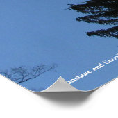 聖書の感動的詩のポスター – Psalm 118:24 ポスター (角)