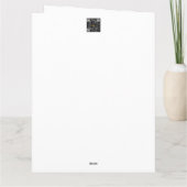 聖書の折り紙グリーティングカード カード (裏面)