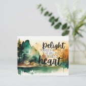 聖書の挨拶ポストカードの喜び ポストカード (スタンド正面)