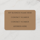 聖書の文字エペソ6神の完全な武具を着る 名刺 (裏面)