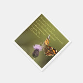 聖書の文字2歴代誌16:9 スタンダードカクテルナプキン (角)