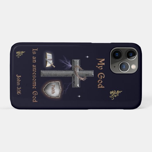 聖書の文言 Case-Mate iPhoneケース (裏面(横))