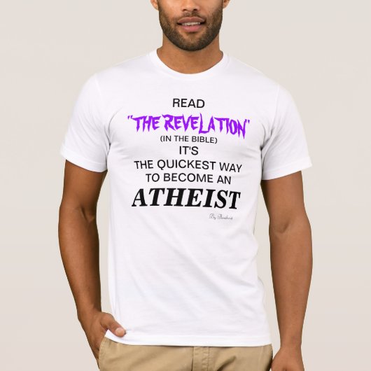 聖書の暴露、それをあります最も速いwaが読んで下さい tシャツ (正面)