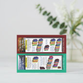 聖書の書物 ポストカード (スタンド正面)