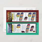 聖書の書物 ポストカード (正面/裏面)