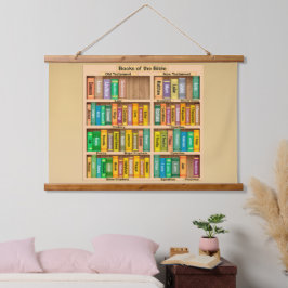 聖書の書物 吊り下げ型タペストリー