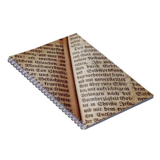 聖書の本のペー書ジのテクスチャ ノートブック (右側)