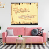 聖書の本を伸ばしキャンバス印刷 キャンバスプリント (インサイチュ (リビング))
