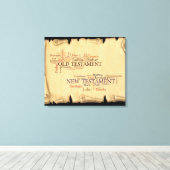 聖書の本を伸ばしキャンバス印刷 キャンバスプリント (インサイチュ (ウッドフロア))