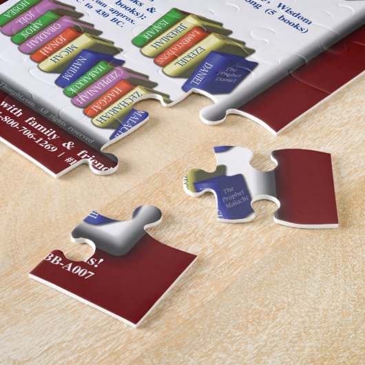 聖書の本 ジグソーパズル (側面)