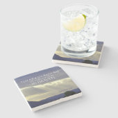 聖書の来如く、汝の天国は地上にあり ストーンコースター (横)