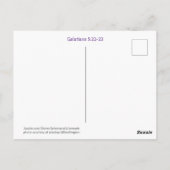 聖書の果実 ポストカード (裏面)