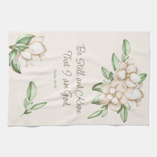 聖書の植物学を知エレガントっている キッチンタオル (横)